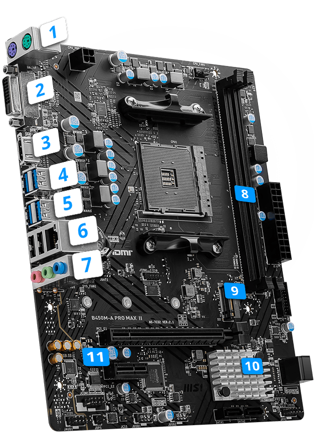 MSI B450M-A PRO MAX II